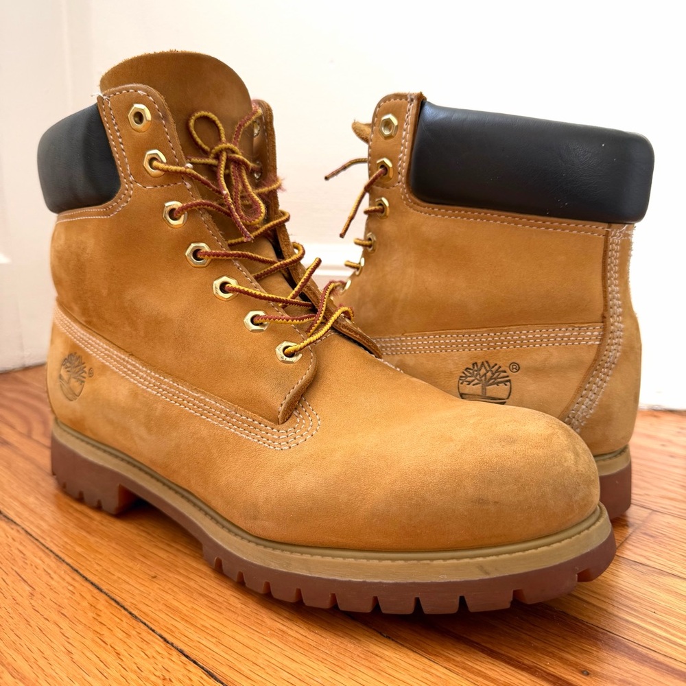 Timberland Rare Vintage USA Made 6” Premium Boots 10061 Wheat Men’s 10.5 Wide